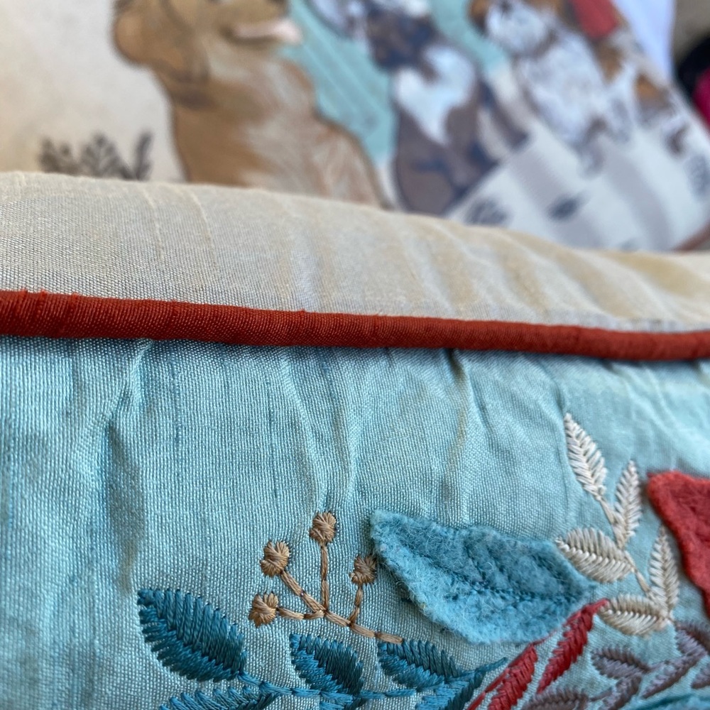 COPY - Fall Embroidered Dog Pillow - Picture 8 of 8